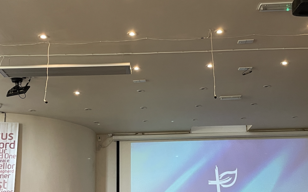 What are those new gadgets on our church ceiling?